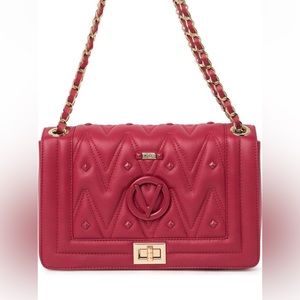 Alice quilted leather shoulder bag - red Valentino